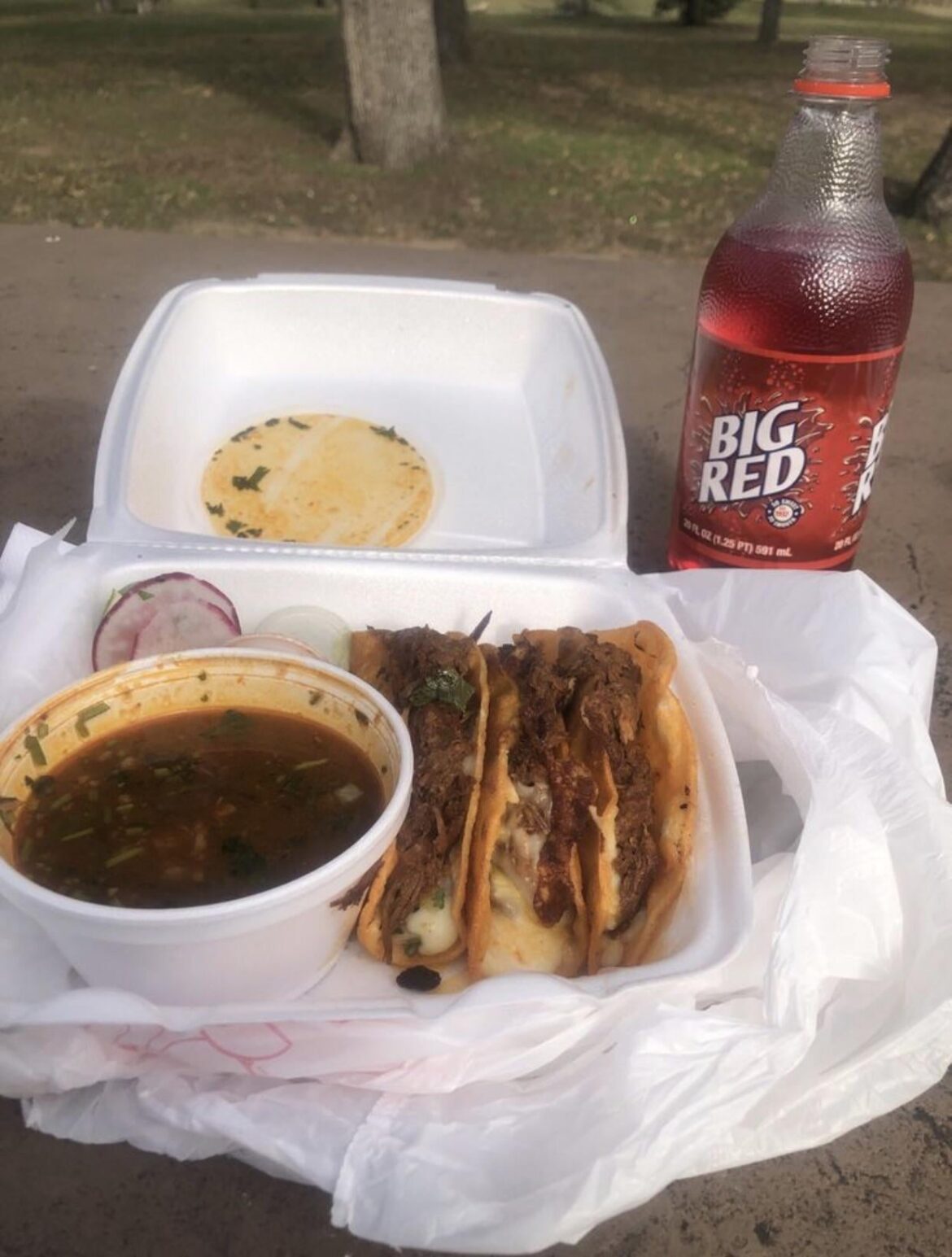 Birrieria Mama Rosa quesabirria special in Austin, Tx.