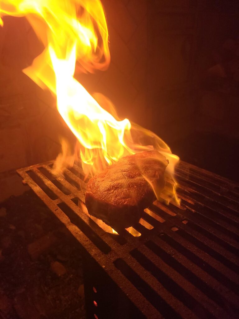 NY Strip with a Good Char