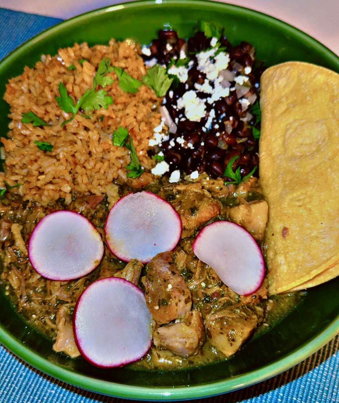 First time making chile verde how did I do?
