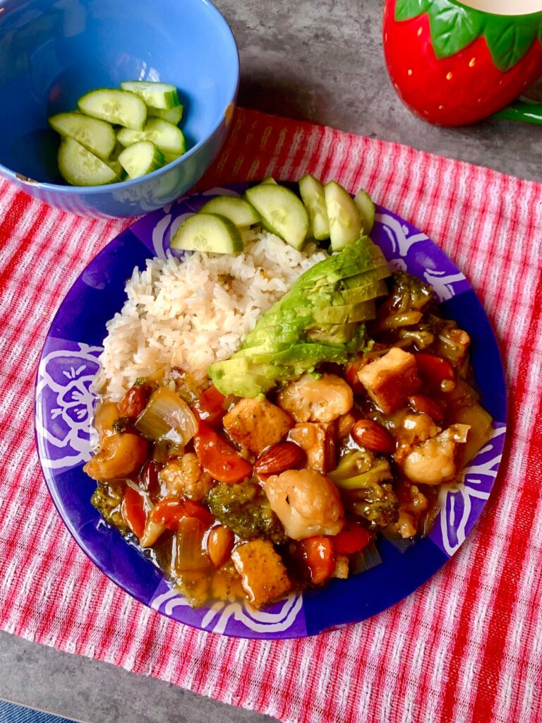 What I cooked and ate as a vegan on my day off