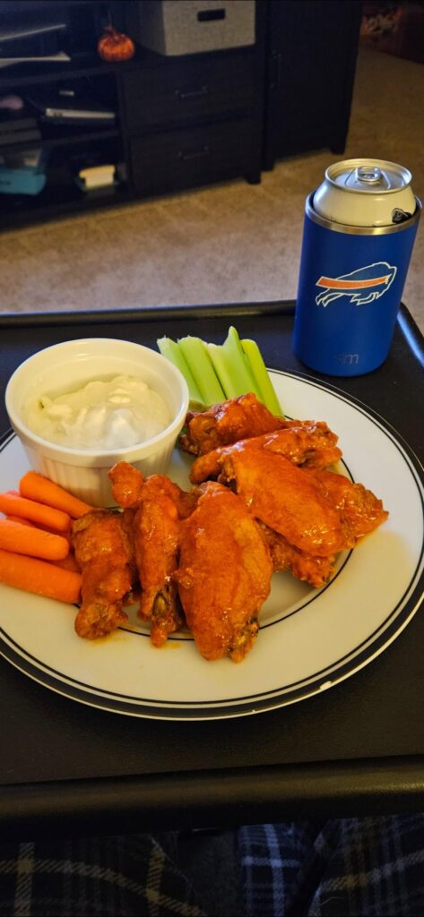 Go Bills! - My homemade air fryer Buffalo vs. Duff's from this past Tuesday night