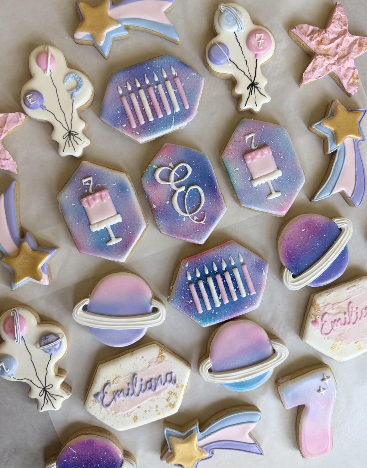 Spacey Birthday Cookies 💫