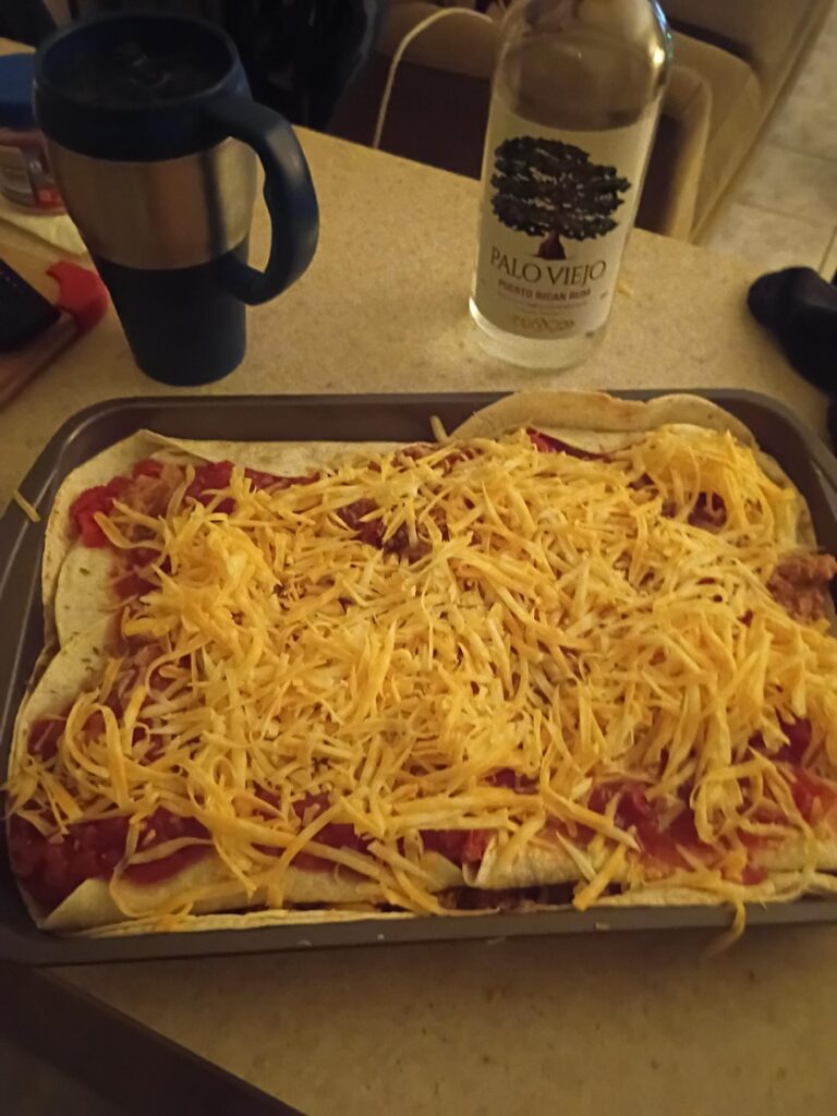 The rum made me do it. The rum made me do it.