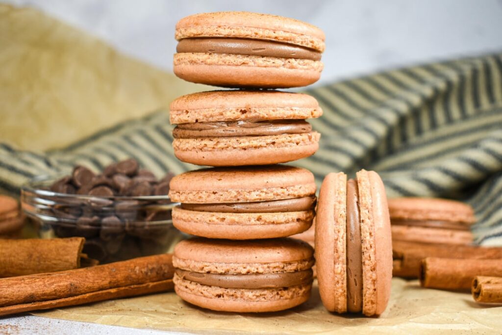 Cinnamon Chai Macarons