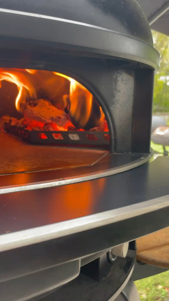 Woodfired pizzas in the Dome. Language Warning ⚠️