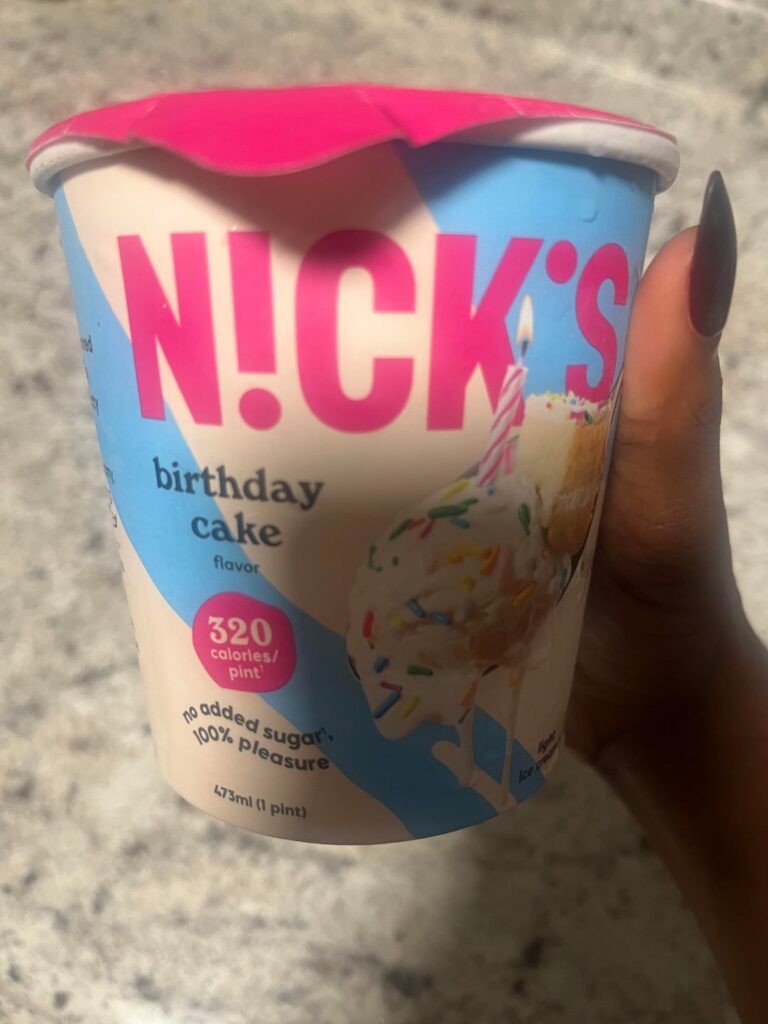 Nicks ice cream ! Best flavor IMO only 320 for the whole pint
