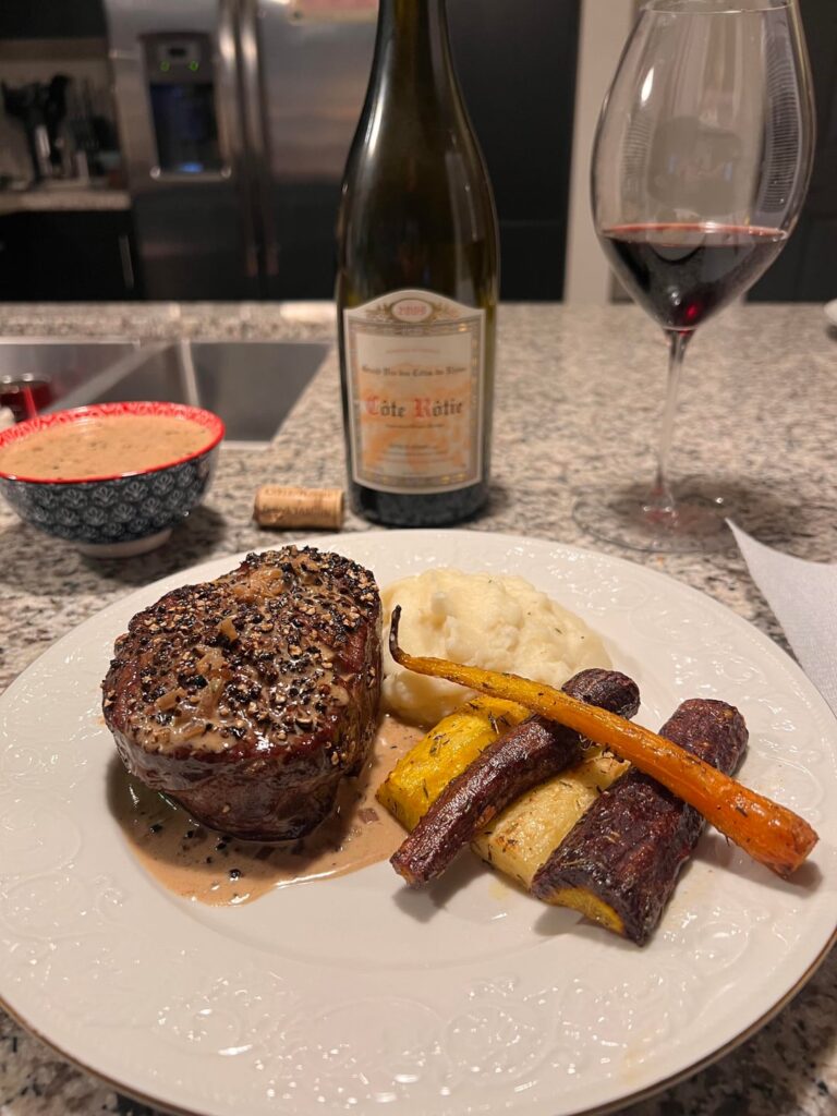 Another Steak Au Poivre, Another Great Night