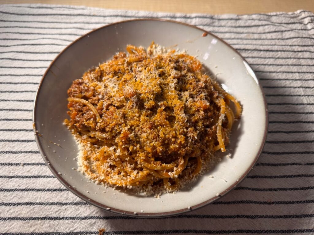 Ragù improved since last time