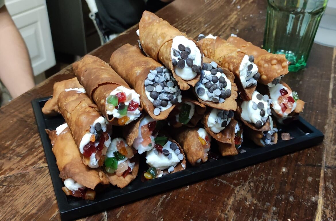 Homemade Cannoli