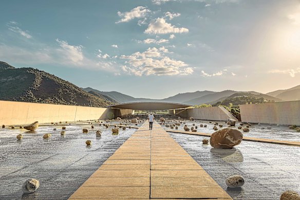 The world’s No.1 vineyard, Vik, on the  foothills of the Andes in Chile.