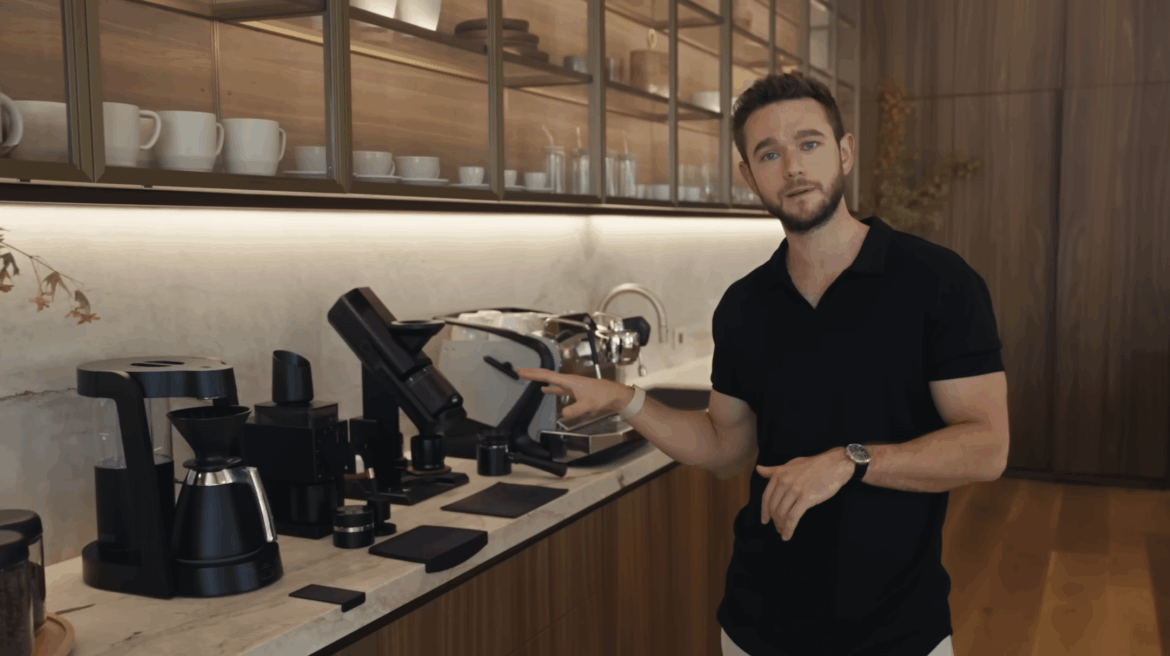 Zedd probably has the best station I've seen from any celeb. What other celebs are huge coffee nerds?