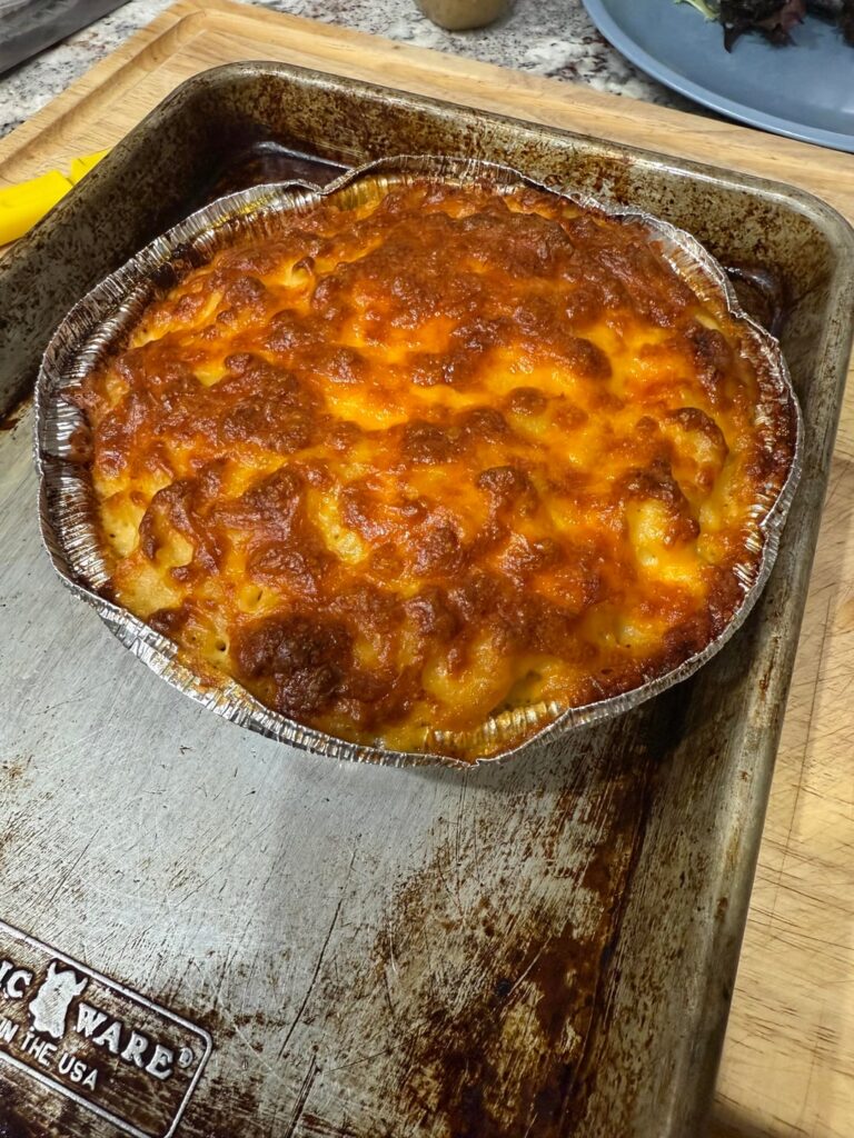 Is this Mac and cheese too crispy or just right? Is this Mac and cheese too crispy or just right?