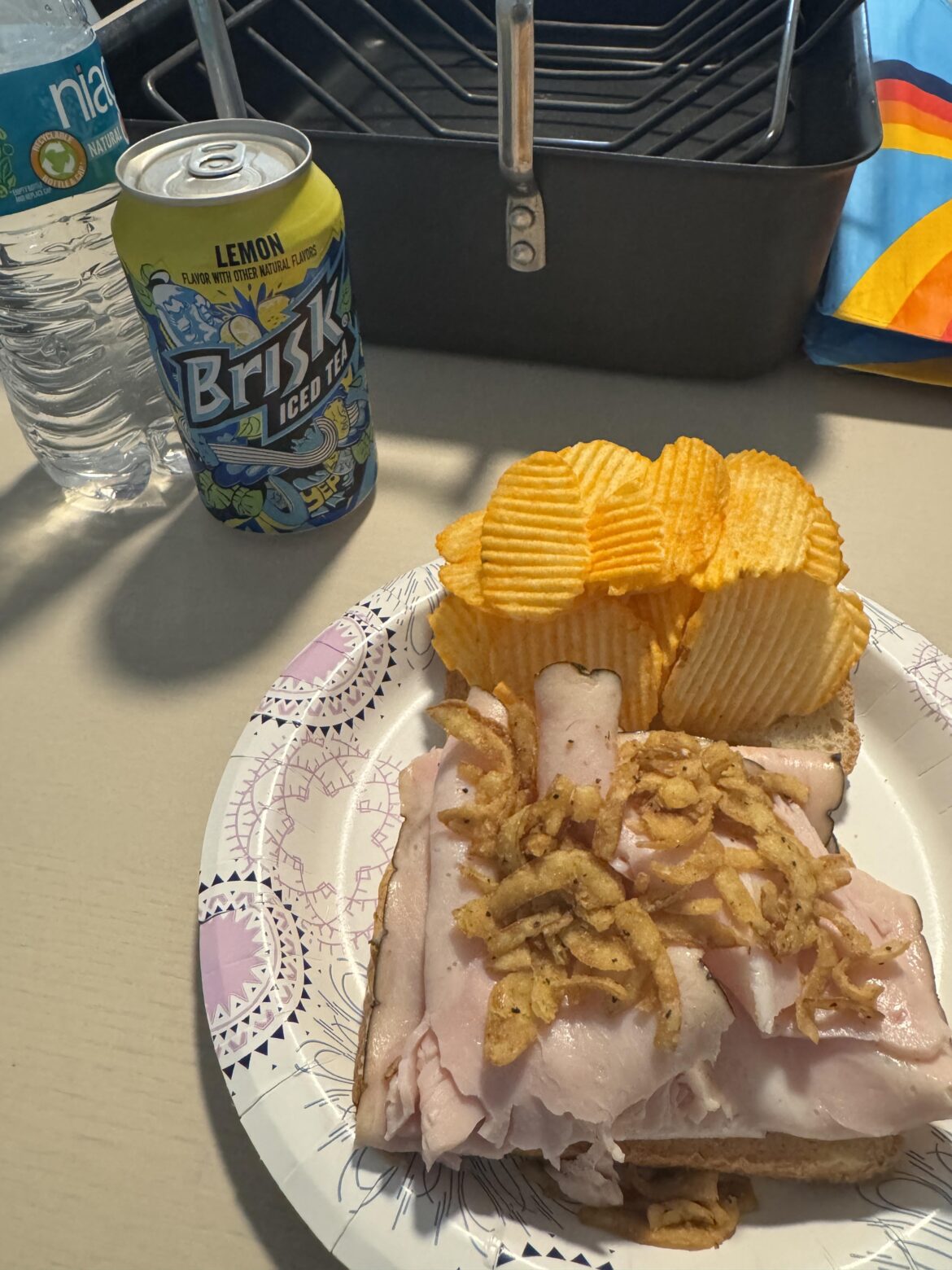 My dinner sandwich, ate half a chicken parm I made at work too but this what I was craving lol