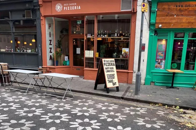 Back Garden Pizzeria's new restaurant on St Stephens Street, Bristol