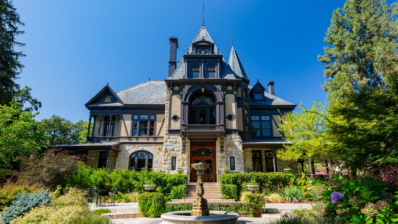 Rhine House at Beringer Vineyards in sunny weather