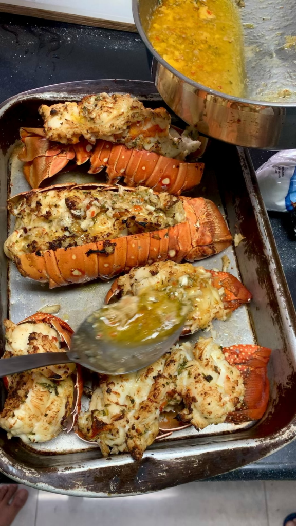 Tails with butter sauce 🇹🇹