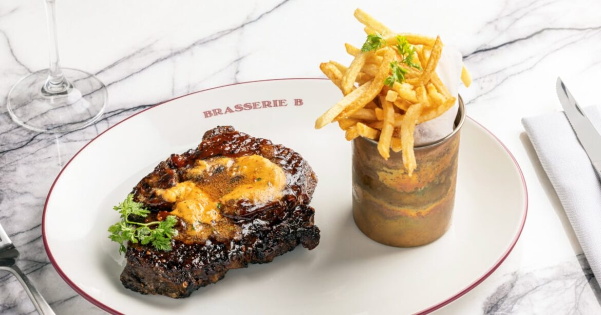 Steak Frites with Chile Butter