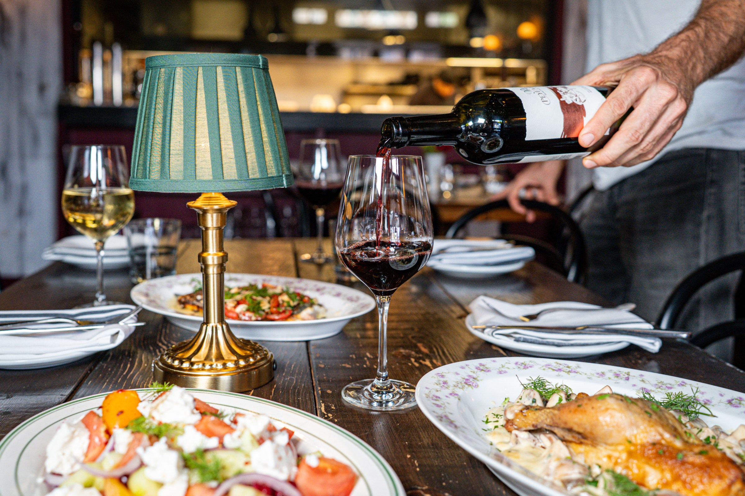 Bonne Vie serves wines by the glass and bottle.