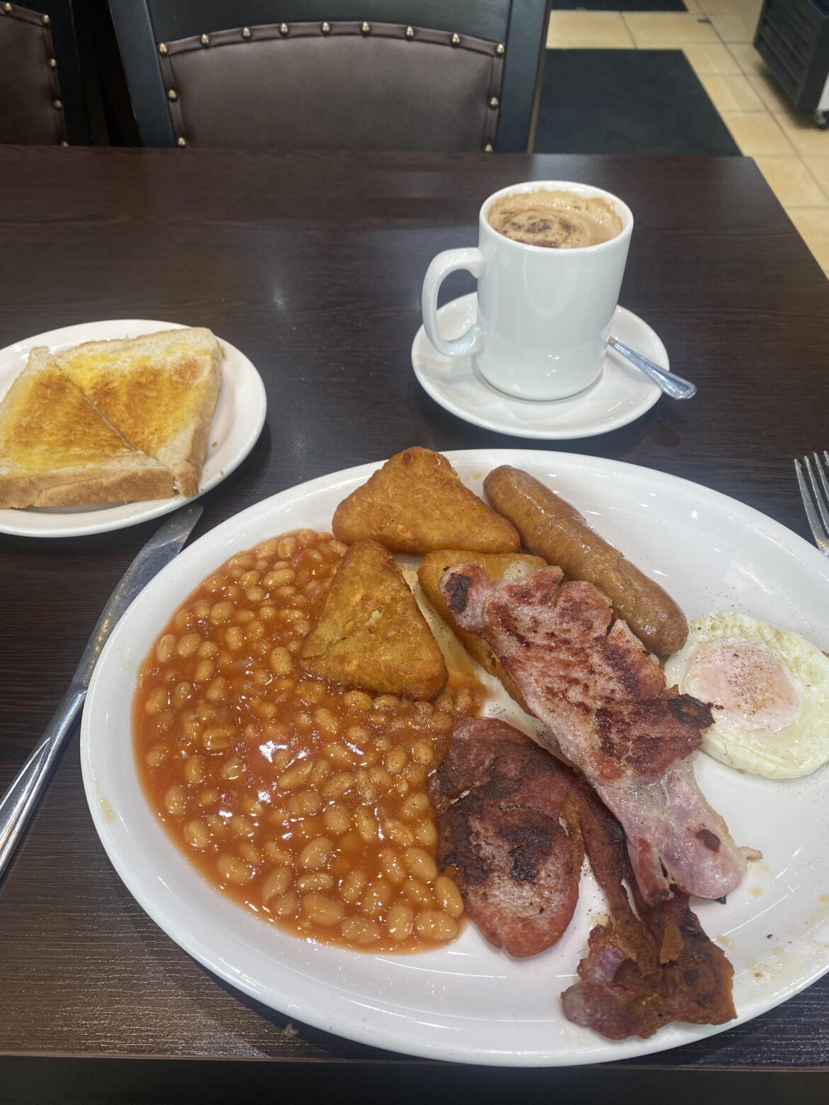 Starmugs cafe Set 2. £6.30 including the coffee and toast