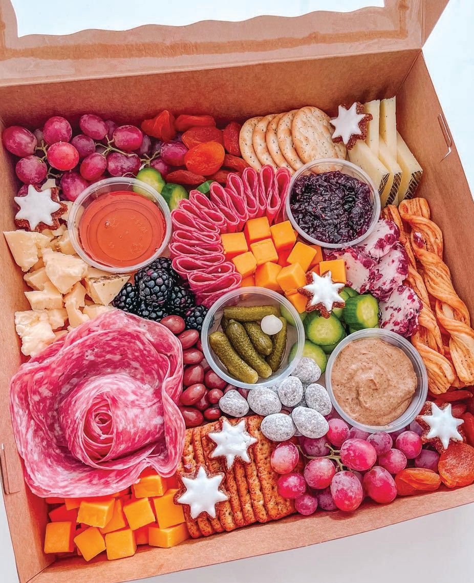 A large grazing box by Charcuterie Chic PHOTO COURTESY OF BRAND