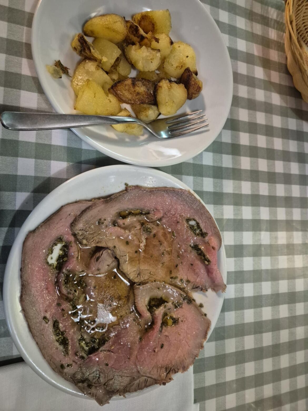 Rosbif con patate/Vitello steccato arrosto: is this valid?