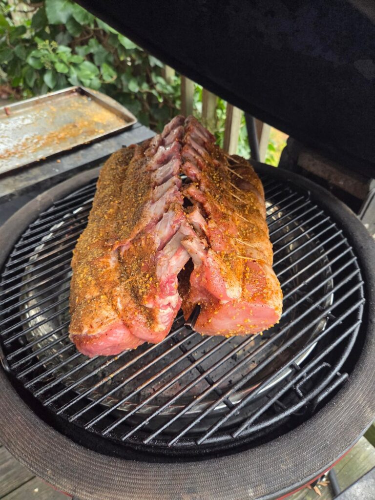 Pork rib roast. Cheap and so good. Thanks for all the suggestions.