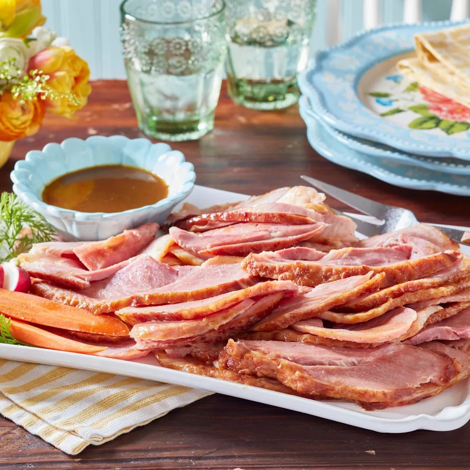 christmas potluck slow cooker ham