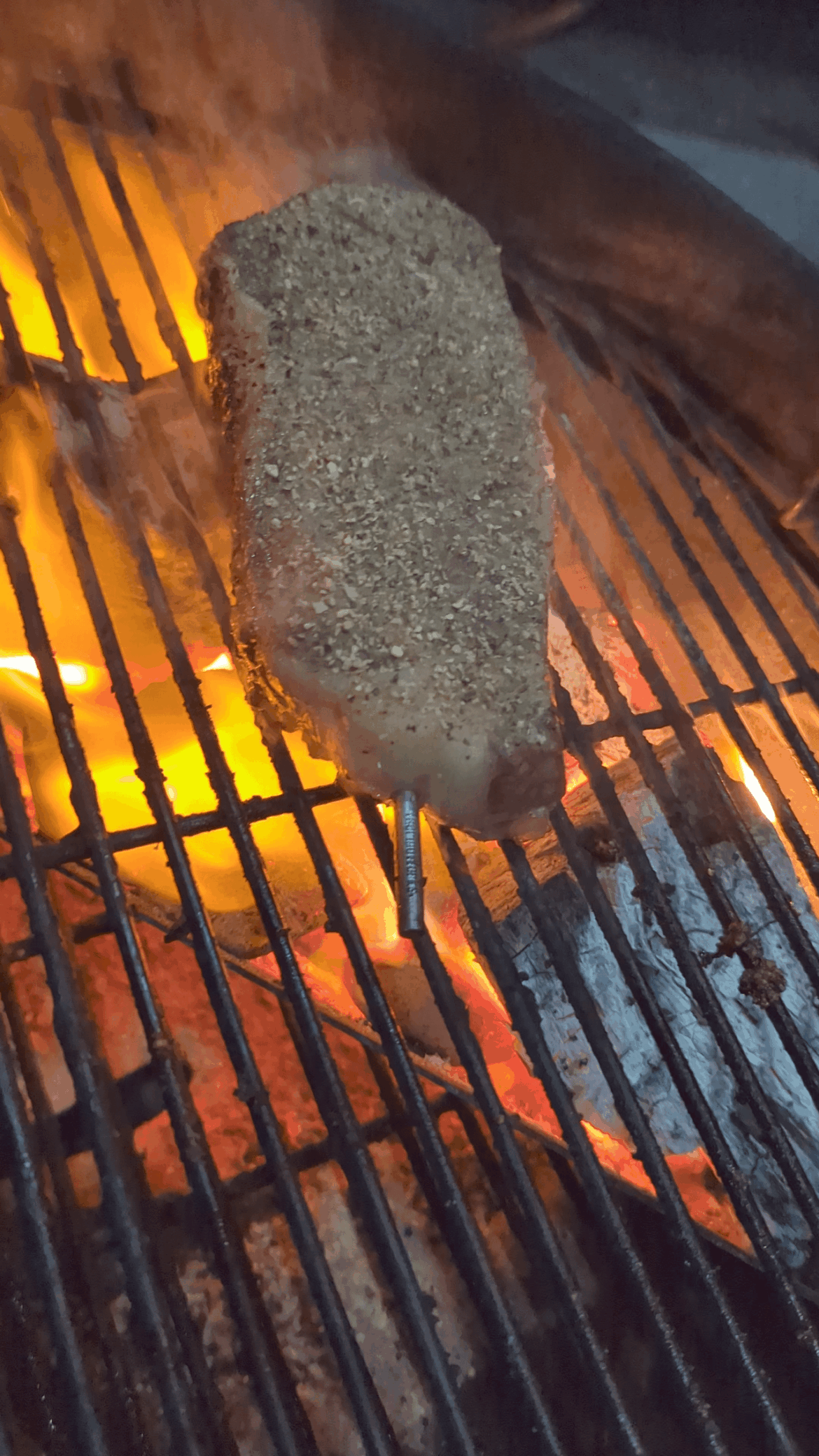 That perfect steak sear sound never gets old 🔥🥩”