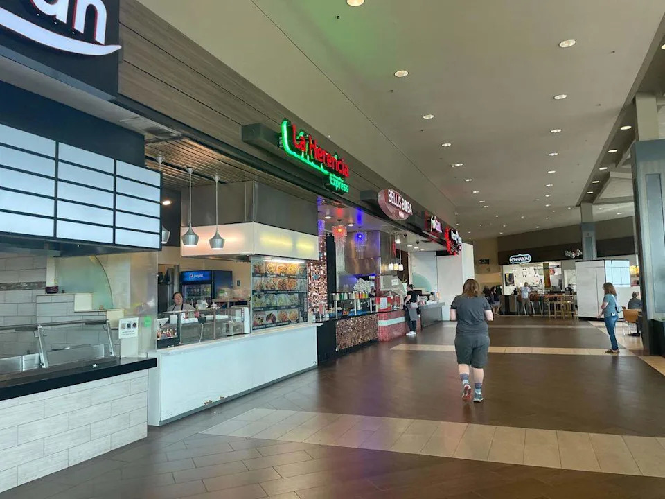 The food court inside Bellis Fair mall.