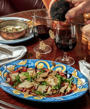 Carpaccino di Manzo al Tartufo - Credit John Carey