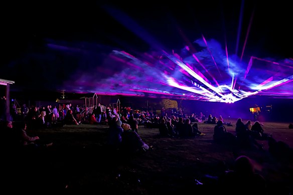 Beam me up – the free winter event, Bicheno Beams.