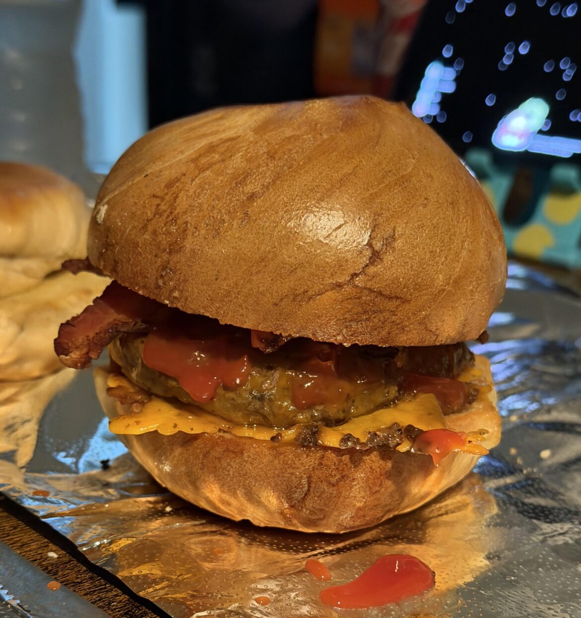 bacon cheese burger