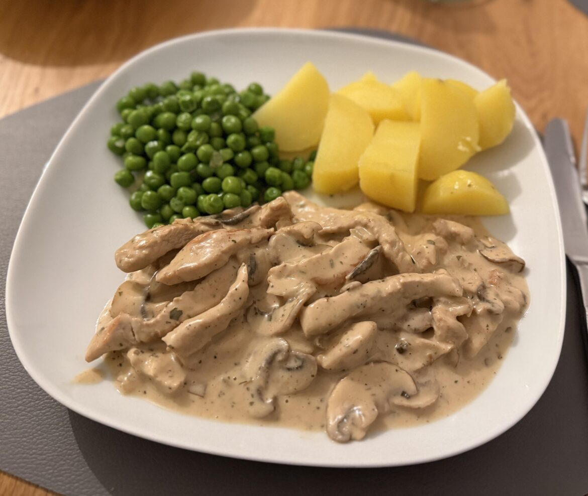 Turkey stir-fry / Putengeschnetzeltes