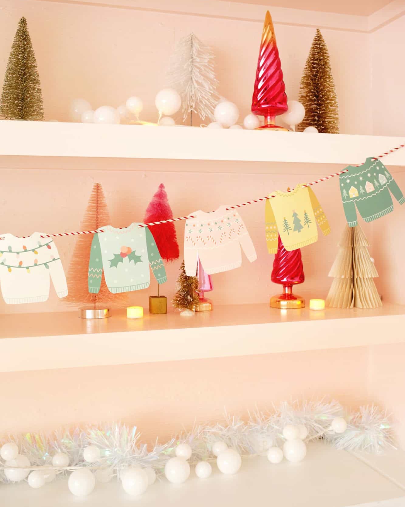 christmas decoration ideas christmas sweater garland