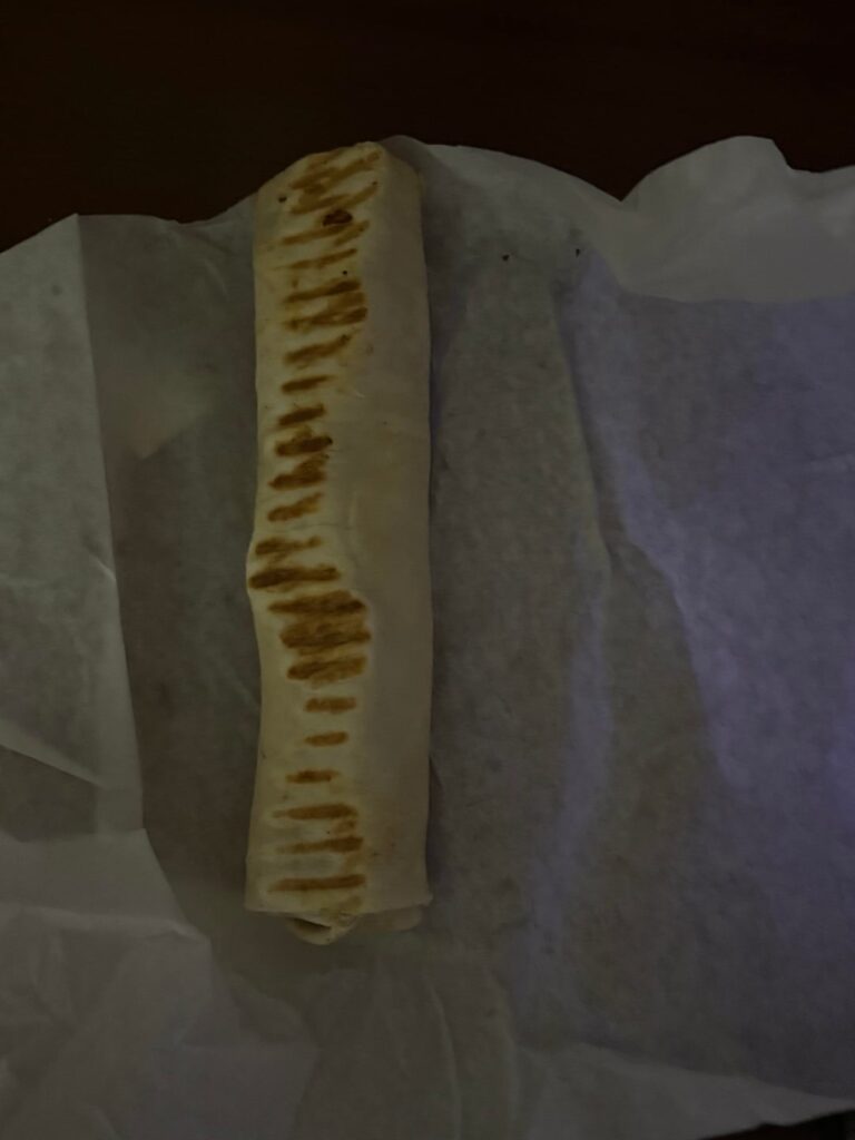 mexican chicken wrap!