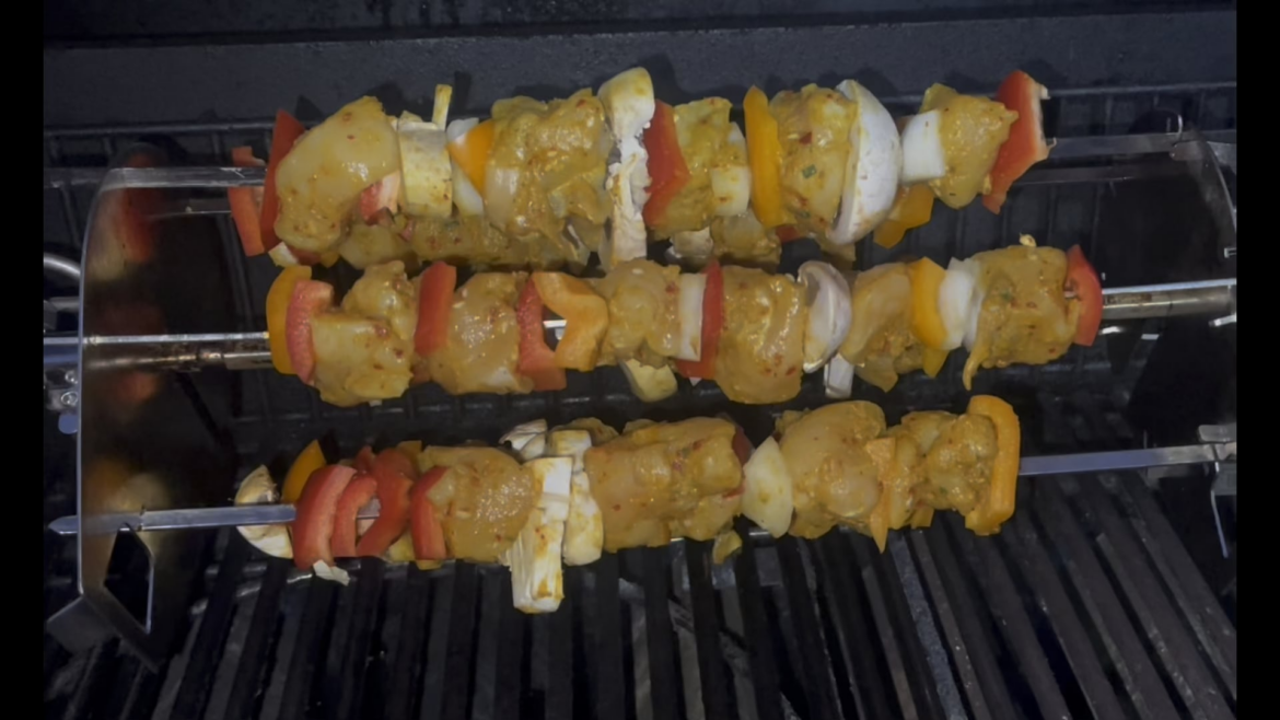 Thai peanut chicken skewers Thai peanut chicken skewers