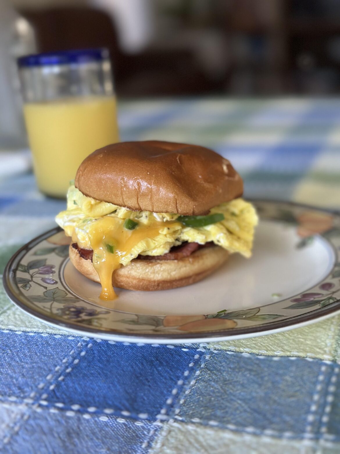 A breakfast sandwich I made earlier this week