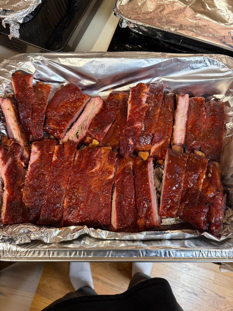 St. Louis style ribs for thanksgiving.