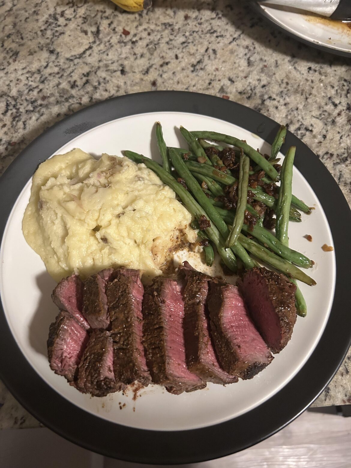 First attempt at cooking steak at home