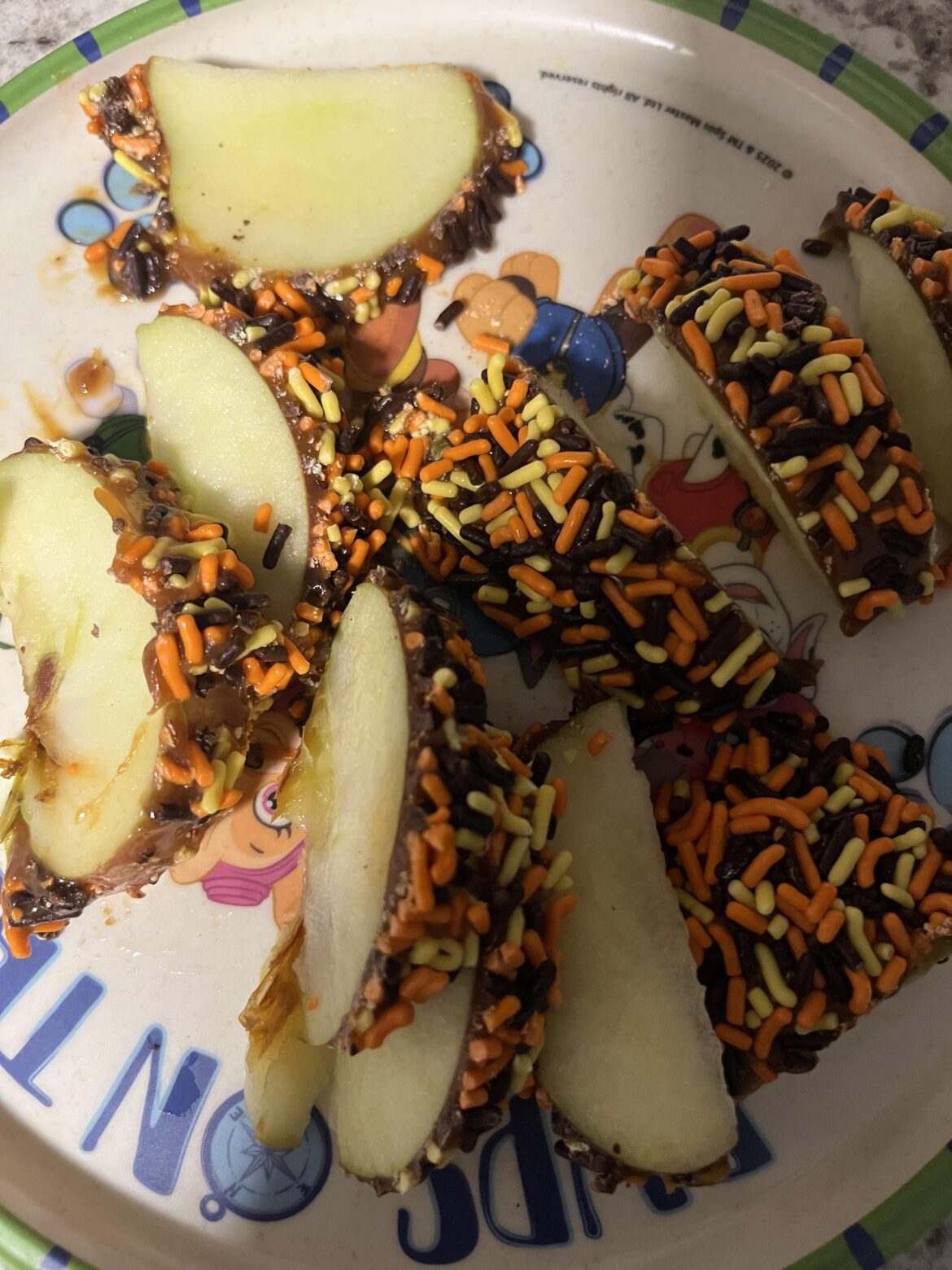 Had to have another caramel apple! 200 cal . So worth it lol.