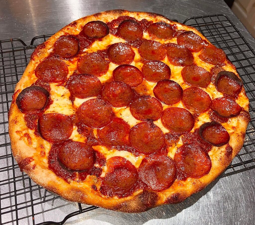 Pepperoni and a Cheese Pie.