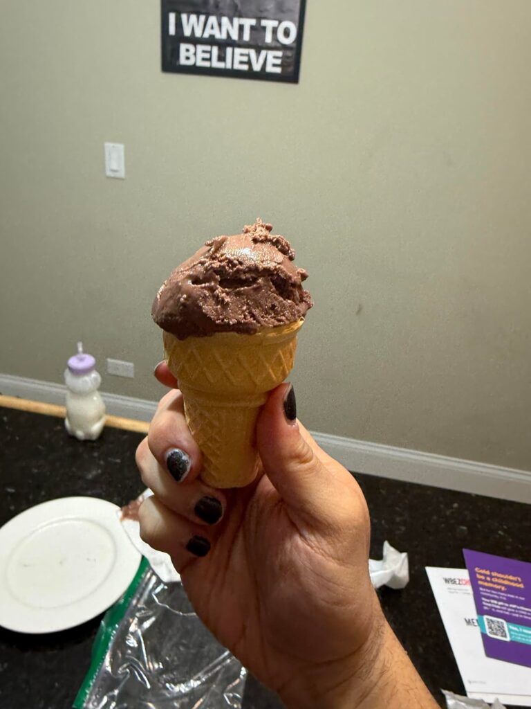 85 cals for grocery store ice cream