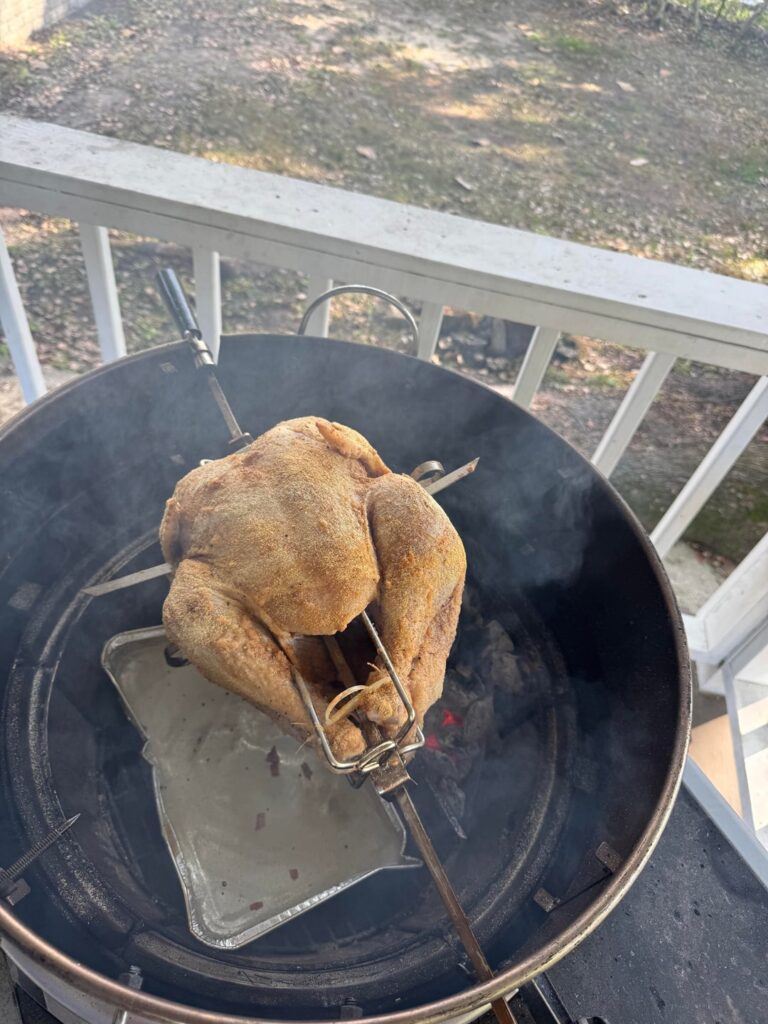 Rotisserie turkey