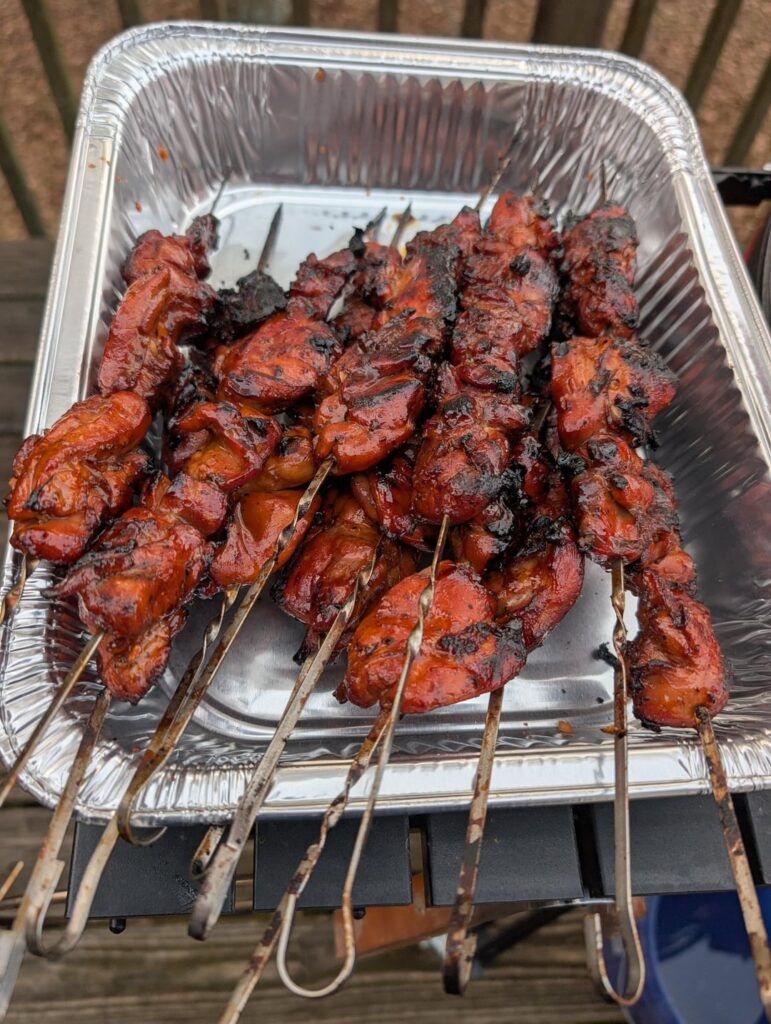Filipino BBQ Chicken Skewers