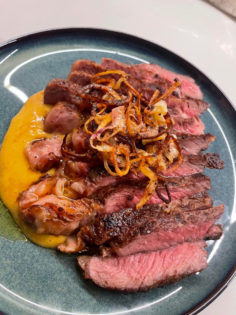 Ribeye w/ Homemade Sabayon