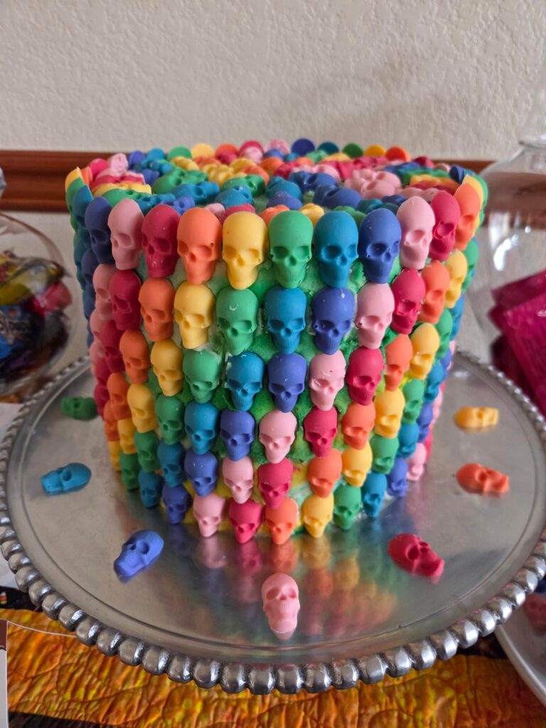 Halloween birthday cake