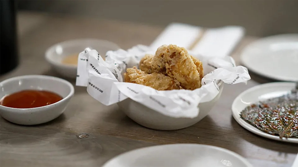 Korean Fried Chicken Bites by Judy Joo. / Credit: CBS News