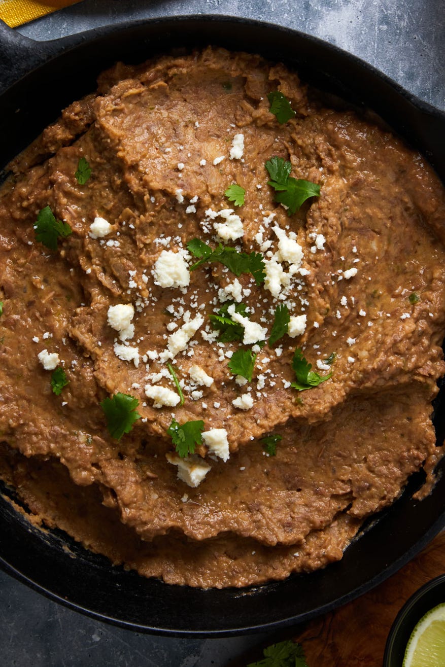 refried pinto beans
