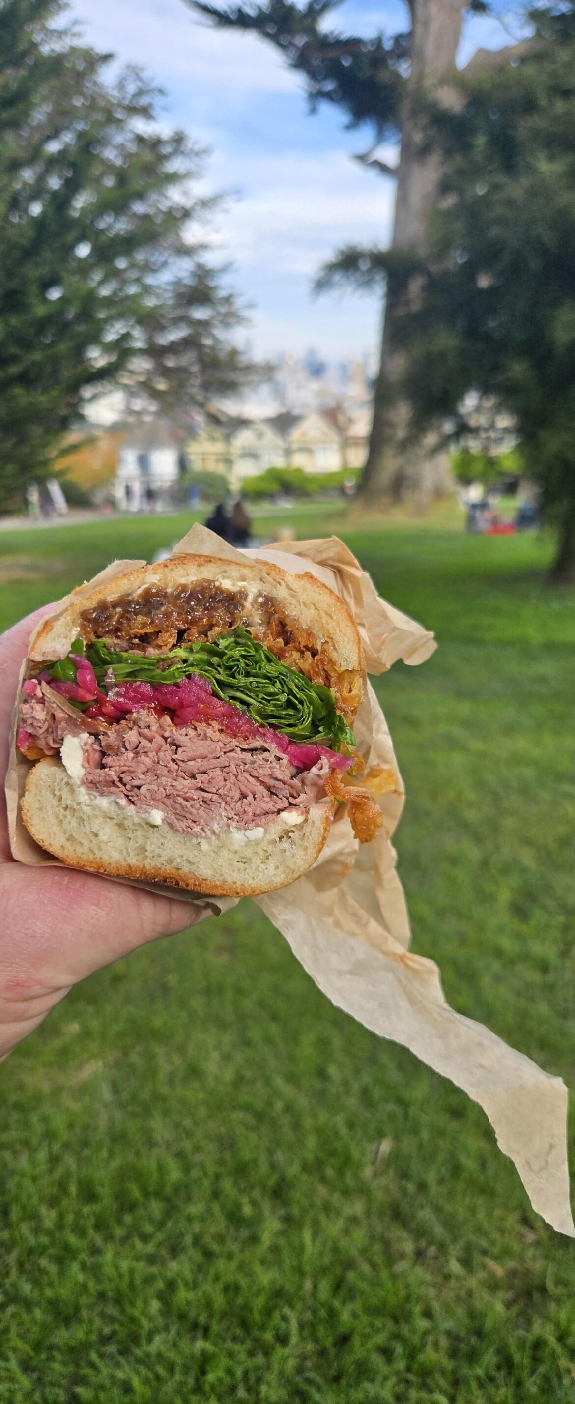 Stopped by the painted sisters today