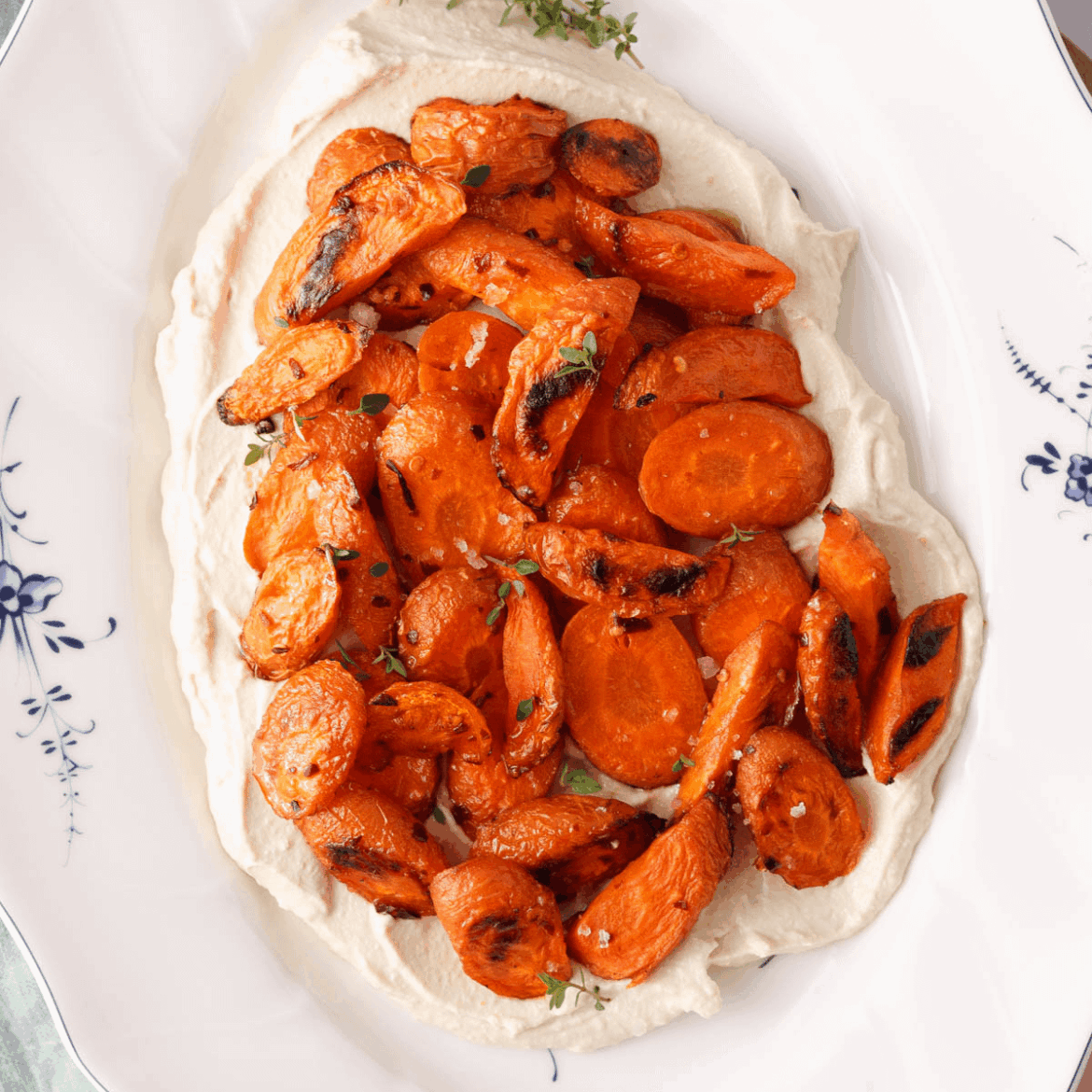 🥕 Roasted Carrots and Whipped Tofu "Feta"